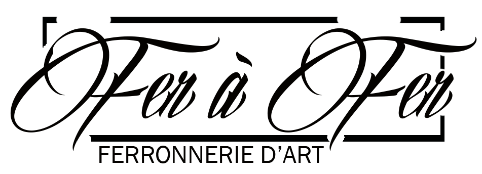 Logo fer à fer ferronnerie d'art à Nice.